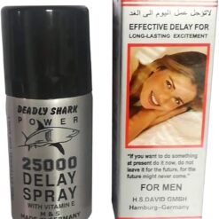 deadly shark 25000 delay spray for men