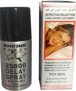deadly shark 25000 delay spray for men