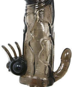 brave man double vibrator penis sleeve