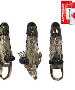 brave man double vibrator penis sleeve brave man double vibrator penis sleeve