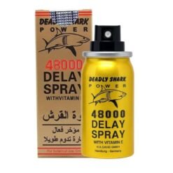 deadly shark power 48000 delay spray for men (150 sprays)