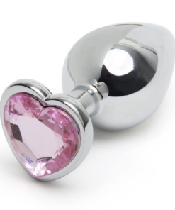 Small Heart Base Stainless-Steel anal plug