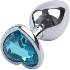 heart base stainless steel anal plug