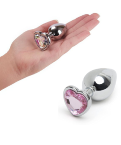 metal butt plug small size heart shape at 003 metal butt plug small size heart shape at 003