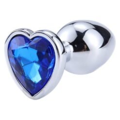 heart base stainless steel anal plug