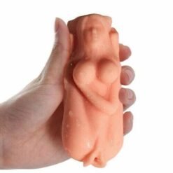 mini half body female masturbator doll for male