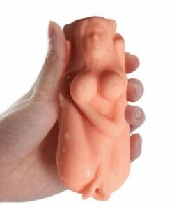mini half body female masturbator doll for male