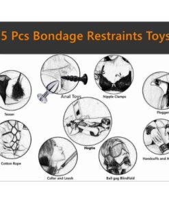 15 pieces bdsm bondage kit for restraint sex