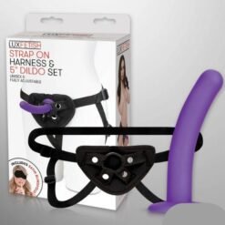 lux fetish strap on harness