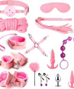 14 Pieces Bondage Restrain Kit -Pink