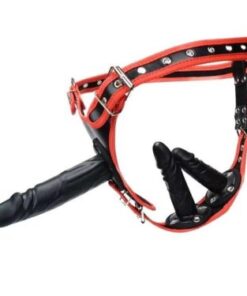 3 Dildos Head Penis Wearing Pants Strap on Lesbian Dildo