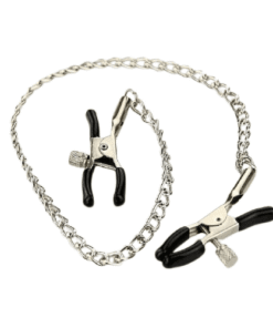 Alternative view of Adjustable Nipple Clamp with Chain Jewellery Clip