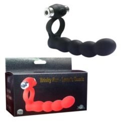 black cock ring trinity fun lovers beads for male