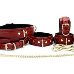 hand-made-7-piece-bondage-set-leather-bdsm-restraints-for-submissive-tango-red