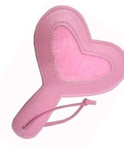 Heart Shaped Pink Spanking Whip Paddle BDSM Toys