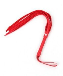 High Quality Leather Whips Flogger-Red