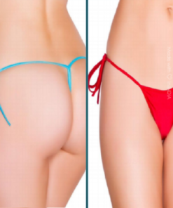 Knot Type G-String Panty-Blue