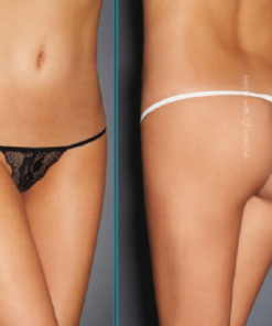 Lace G-String Panty-Black