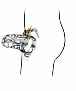 Lightweight King Kobra Stainless Steel Male Chastity Cage Lockable