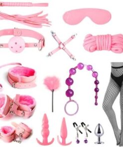 Pink 15 Pieces BDSM Combo Set