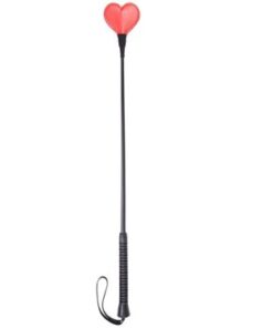 Sexy Whip with Red Heart Shape Spanking Paddle