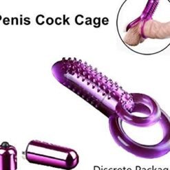 silicone-flexible-vibrator-penis-ring-clit-stimulator-double-ring-delay
