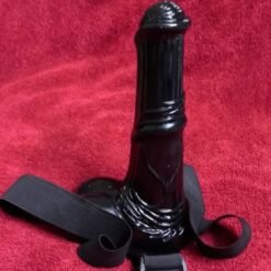 Strap On Black horse dildo adult masturbator