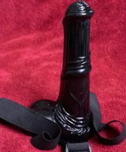 Strap On Black horse dildo adult masturbator clit stimulate sex toy for woman