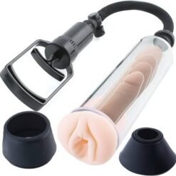 vagina-cap-sleeve-with-manual-penis-enlarge-pump-for-men