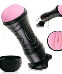 Hands Free Realistic Pussy Masturbator With Wall Suction